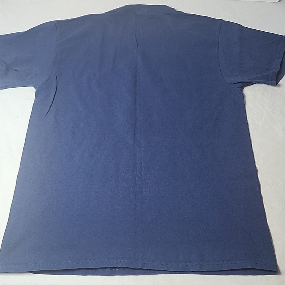 Go HAWKS 2014 Conference Champion Tee Port and Company Blue T-Shirt Size Large - Picture 4 of 4